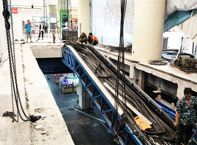 商场新增扶梯楼板开洞