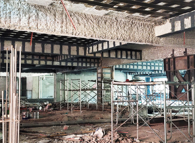 梁板碳纤维加固