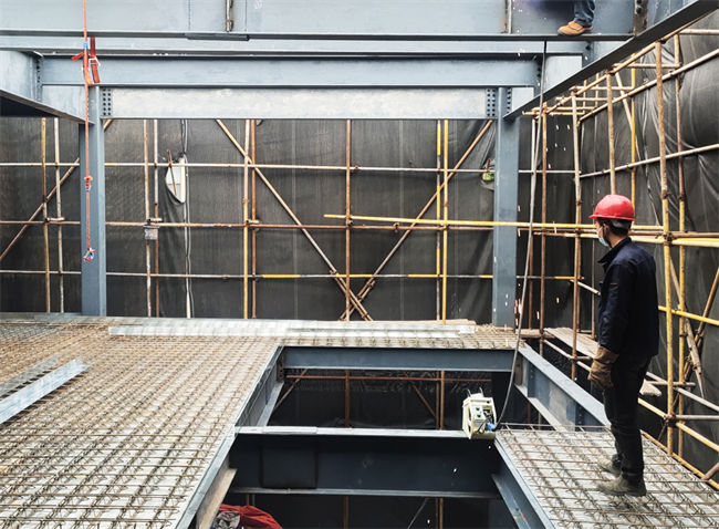 钢结构施工照片