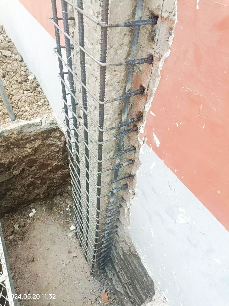 柱子加大截面加固