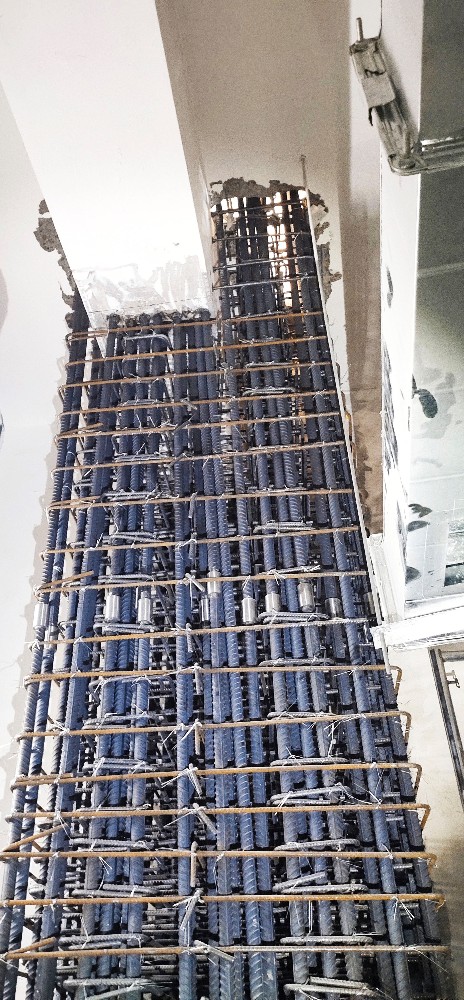 柱子加大截面加固