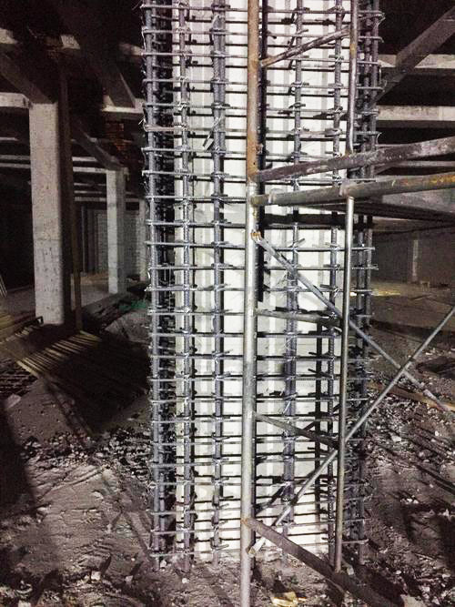 柱子加大截面加固